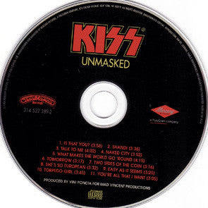 Unmasked (CD) | Excellent+ (EX+) - METAL / USED *EXCELLENT+*