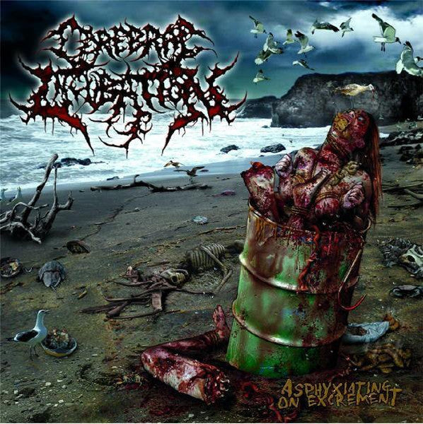 Asphyxiating On Excrement (VINYL) | Excellent+ (EX+) Near Mint (NM) - METAL / USED *EXCELLENT+*