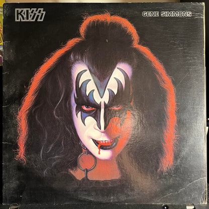 Kiss - Gene Simmons *GOLDISC/POSTER* | Excellent (EX) Very Good Plus (VG+) - METAL / USED *EXCELLENT+*
