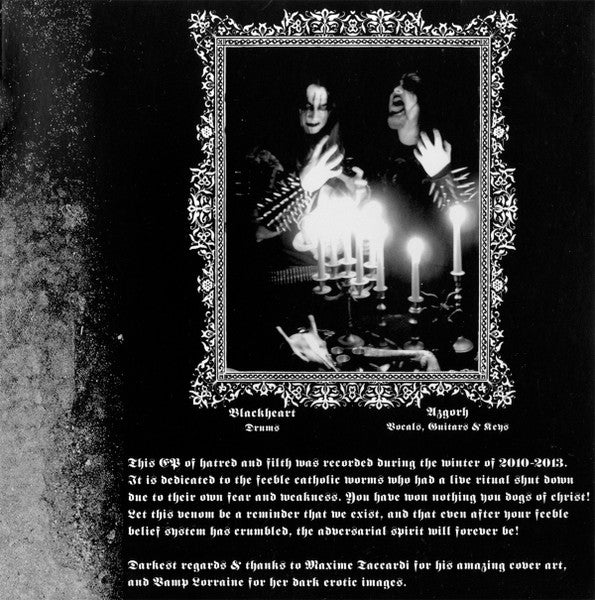 The Patron Saint Of Filth & Mold (7") | Excellent+ (EX+) Near Mint (NM) - METAL / USED *EXCELLENT+*