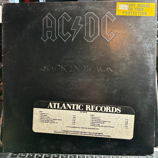Back In Black (VINYL) | Excellent+ (EX+) Very Good Plus (VG+) - METAL / USED *EXCELLENT+*