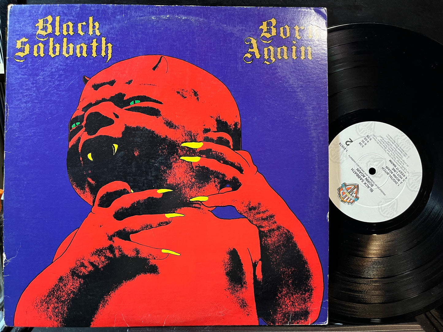 Black Sabbath - Born Again (VINYL LP Warner Bros. Records – 1-23978 1983) | Excellent+ (EX+) Very Good Plus (VG+) - METAL / USED *EXCELLENT+*