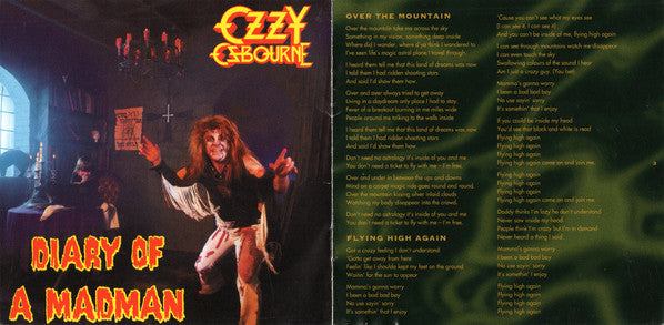 Diary Of A Madman (CD) | Excellent+ (EX+) Excellent+ (EX+) - METAL / USED *EXCELLENT+*