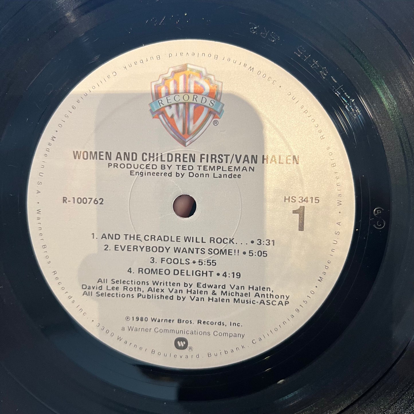 Van Halen - Women And Children First | Excellent (EX) Very Good Plus (VG+) - METAL / USED *EXCELLENT+*