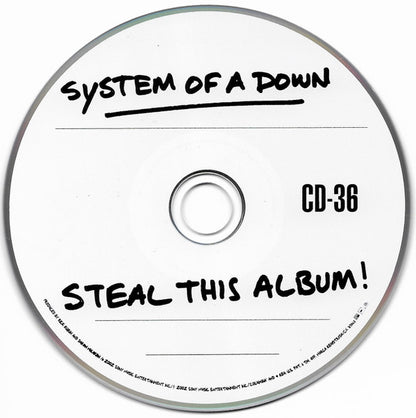 Steal This Album! | Excellent (EX) Generic - METAL / USED *EXCELLENT/CD*