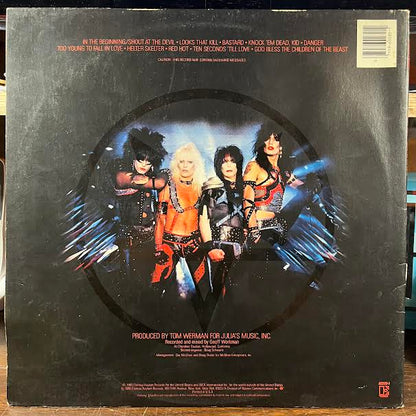 Shout At The Devil (VINYL) | Excellent (EX) Very Good (VG) - METAL / USED *EXCELLENT*