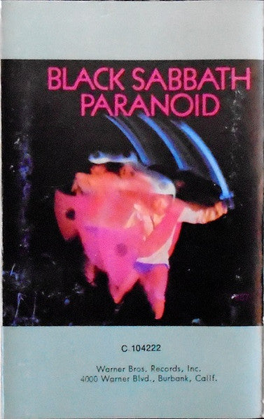 Black Sabbath - Paranoid (CASSETTE) | Excellent (EX) Excellent (EX) - METAL / USED *EXCELLENT*