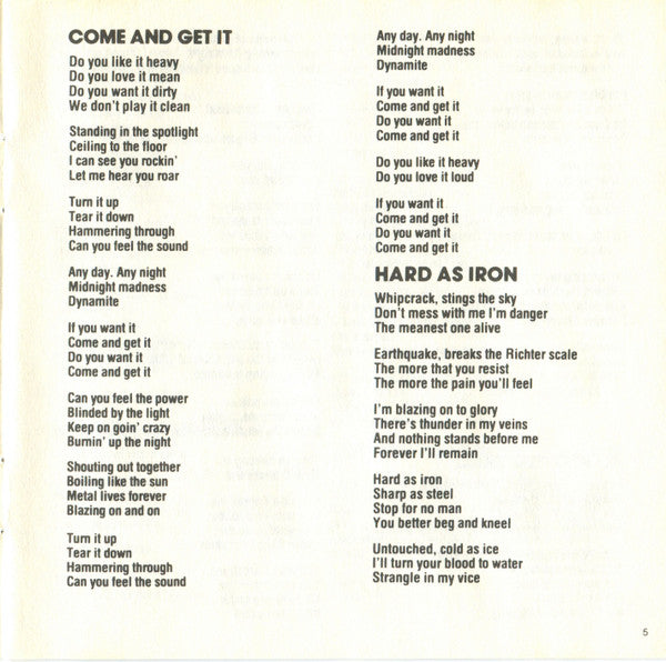 Ram It Down (CD) | Excellent (EX) Near Mint (NM or M-) - METAL / USED *EXCELLENT*