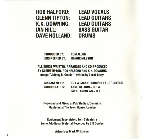 Ram It Down (CD) | Excellent (EX) Near Mint (NM or M-) - METAL / USED *EXCELLENT*