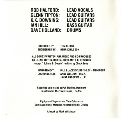 Ram It Down (CD) | Excellent (EX) Near Mint (NM or M-) - METAL / USED *EXCELLENT*