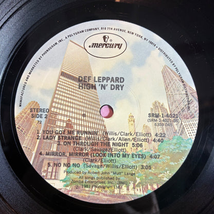 High 'N' Dry (VINYL) | Excellent (EX) Excellent (EX) - METAL / USED *EXCELLENT*