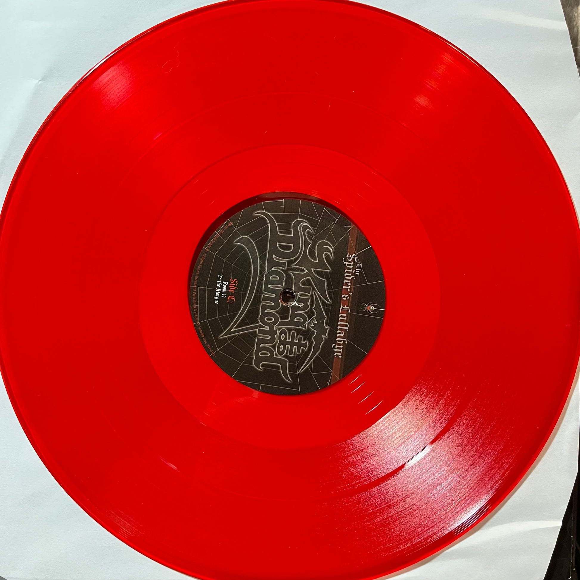 King Diamond - The Spider's Lullabye (POSTER / RED VINYL 2xLP METAL BLADE 3984-15404-1 2017) | USED Excellent (EX) Near Mint (NM) - METAL / USED *EXCELLENT*
