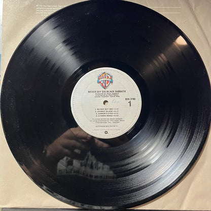 Never Say Die! (VINYL) | Excellent (EX) Near Mint (NM or M-) - METAL / USED *EXCELLENT*