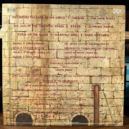 Mob Rules (VINYL) | Excellent (EX) Near Mint (NM or M-) - METAL / USED *EXCELLENT*