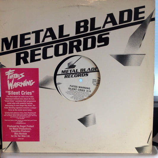 Silent Cries (VINYL) | Excellent (EX) Very Good Plus (VG+) - METAL / USED *EXCELLENT*