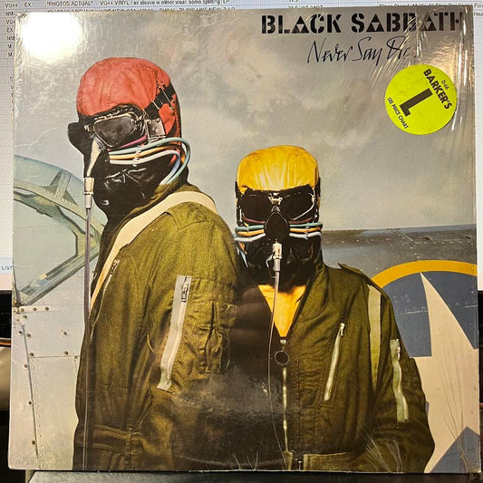 Never Say Die! (VINYL) | Excellent (EX) Near Mint (NM or M-) - METAL / USED *EXCELLENT*