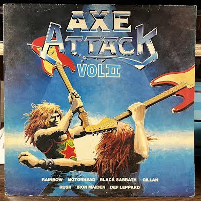 Axe Attack Vol II (VINYL) | Excellent (EX) Very Good Plus (VG+) - METAL / USED *EXCELLENT*