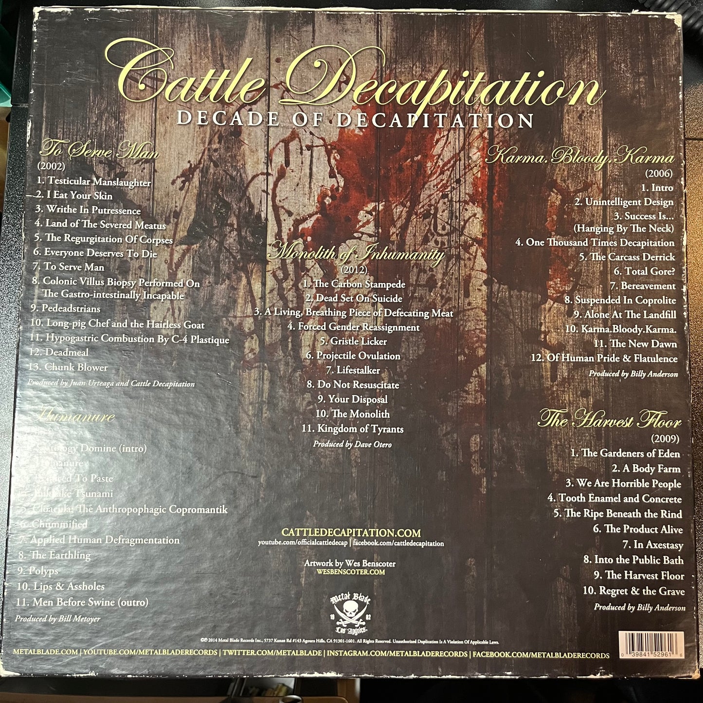 Decade Of Decapitation (COLOR VINYL BOX SET) | Excellent (EX) Excellent (EX) - METAL / USED *EXCELLENT*