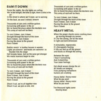 Ram It Down (CD) | Excellent (EX) Near Mint (NM or M-) - METAL / USED *EXCELLENT*