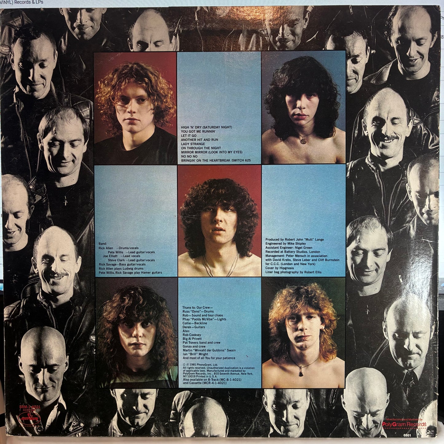 High 'N' Dry (VINYL) | Excellent (EX) Excellent (EX) - METAL / USED *EXCELLENT*