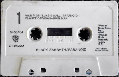 Black Sabbath - Paranoid (CASSETTE) | Excellent (EX) Excellent (EX) - METAL / USED *EXCELLENT*