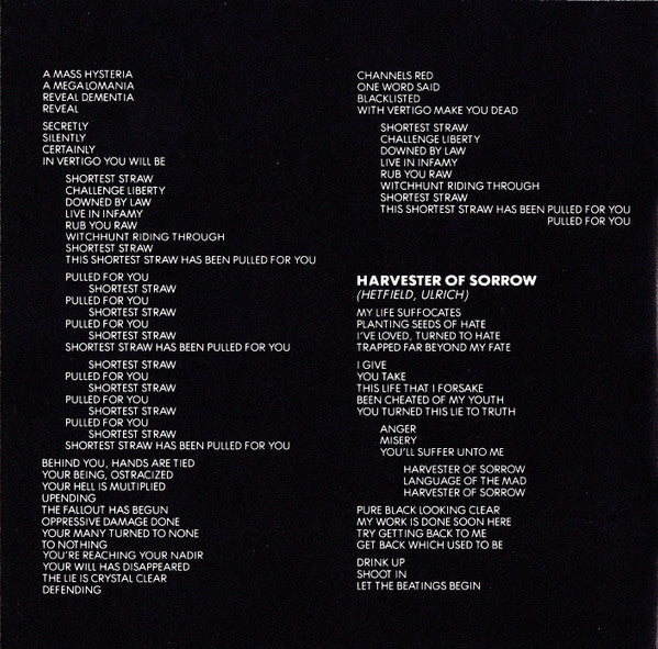 ...And Justice For All (CD) | Excellent (EX) Near Mint (NM or M-) - METAL / USED *EXCELLENT*
