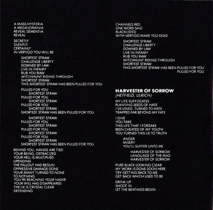 ...And Justice For All (CD) | Excellent (EX) Near Mint (NM or M-) - METAL / USED *EXCELLENT*