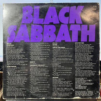 Master Of Reality (VINYL) | Good Plus (G+) Very Good (VG) - METAL / USED *GOOD+*