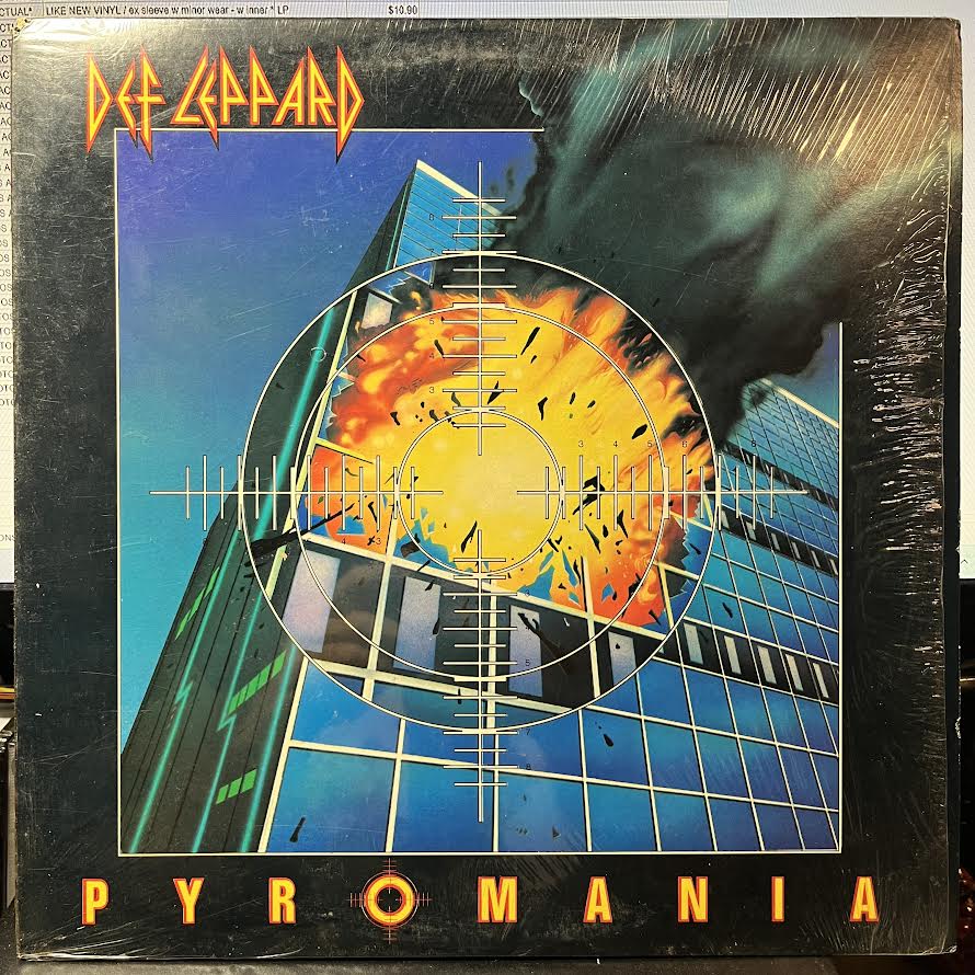 Pyromania (VINYL) | Near Mint- (NM-) Near Mint (NM) - METAL / USED *NEAR MINT-*