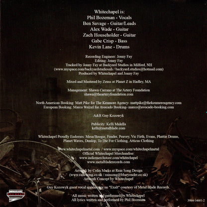 Whitechapel (2) - This Is Exile | Near Mint (NM) Near Mint (NM) - METAL / USED *NEAR MINT/CD*