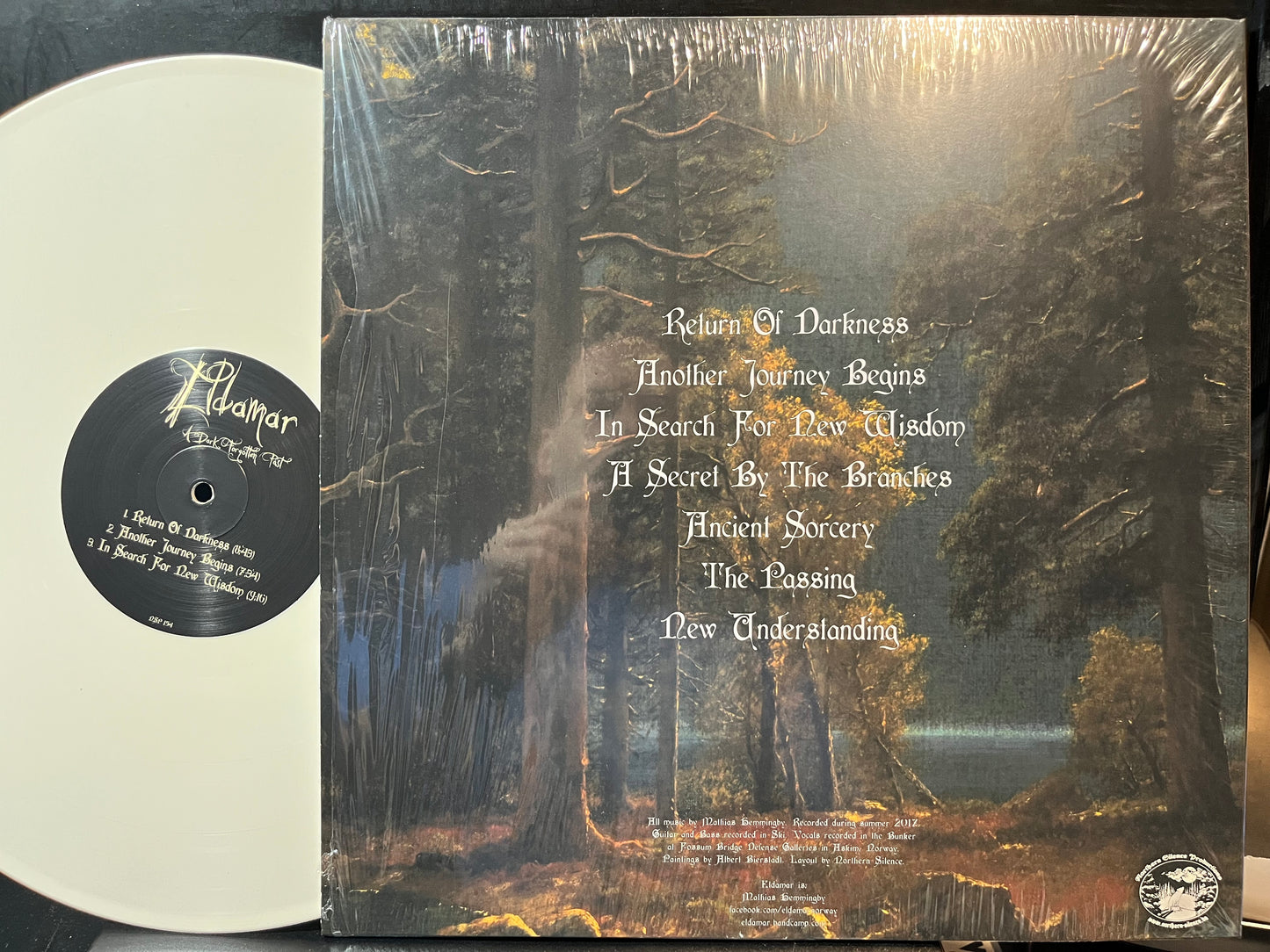 Eldamar - A Dark Forgotten Past (BONE VINYL LP NORTHERN SILENCE PRODUCTIONS NSP 154 2020) | USED Near Mint (NM or M-) Near Mint (NM) - METAL / USED *NEAR MINT/COLOR*