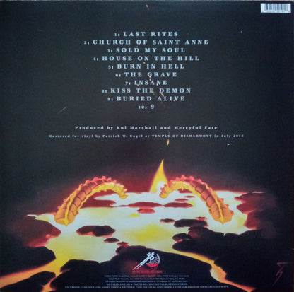 Mercyful Fate - 9 (RED SMOKE VINYL LP METAL BLADE 039842521916 2023) | Near Mint (NM or M-) Near Mint (NM) - METAL / USED *NEAR MINT/COLOR*