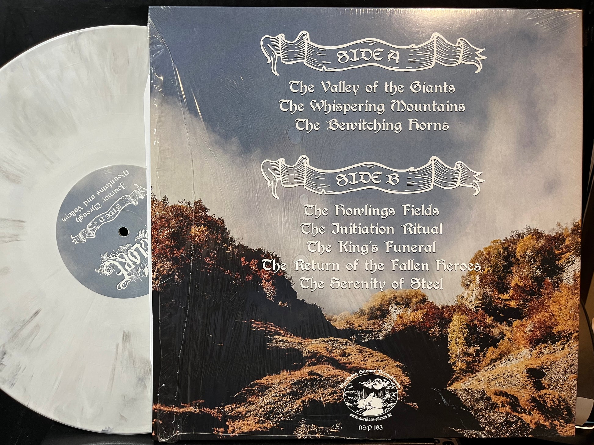Belore - Journey Through Mountains And Valleys (BLACK & WHITE MARBLE VINYL LP NORTHERN SILENCE PRODUCTIONS NSP 183 2024) | USED Near Mint (NM or M-) Near Mint (NM) - METAL / USED *NEAR MINT/COLOR*
