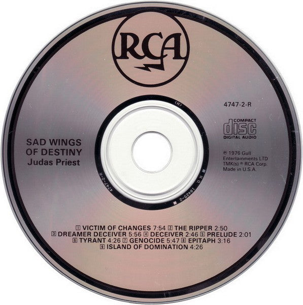 Sad Wings Of Destiny (CD) | Near Mint (NM or M-) Near Mint (NM or M-) - METAL / USED *NEAR MINT*
