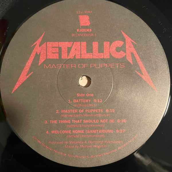 Master Of Puppets (VINYL) | Near Mint (NM or M-) Near Mint (NM or M-) - METAL / USED *NEAR MINT*