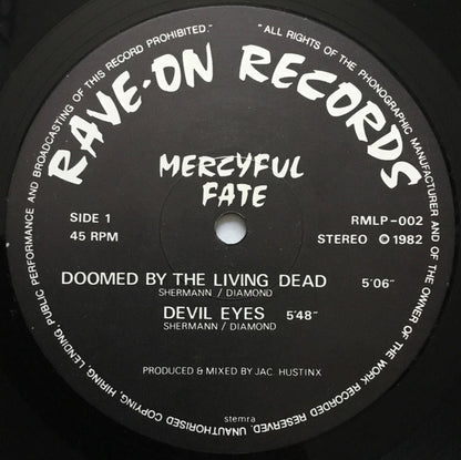 Mercyful Fate - Mercyful Fate (BLACK W WHITE EDGED MARBLE VINYL LP METAL BLADE 039842515618 2020) | USED Near Mint (NM or M-) Near Mint (NM) - METAL / USED *NEAR MINT*
