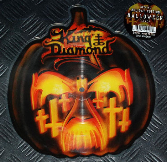 King Diamond - Halloween - Live (SHAPE PICTURE VINYL 7" METAL BLADE 3984-25052-7 2017) | - METAL / USED *NEAR MINT*