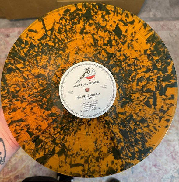Six Feet Under - Haunted (ORANGE BLACK DUST VINYL LP METAL BLADE 3984-14093-5 2024) | Near Mint (NM or M-) Near Mint (NM) - METAL / USED *NEAR MINT*