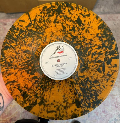 Six Feet Under - Haunted (ORANGE BLACK DUST VINYL LP METAL BLADE 3984-14093-5 2024) | Near Mint (NM or M-) Near Mint (NM) - METAL / USED *NEAR MINT*