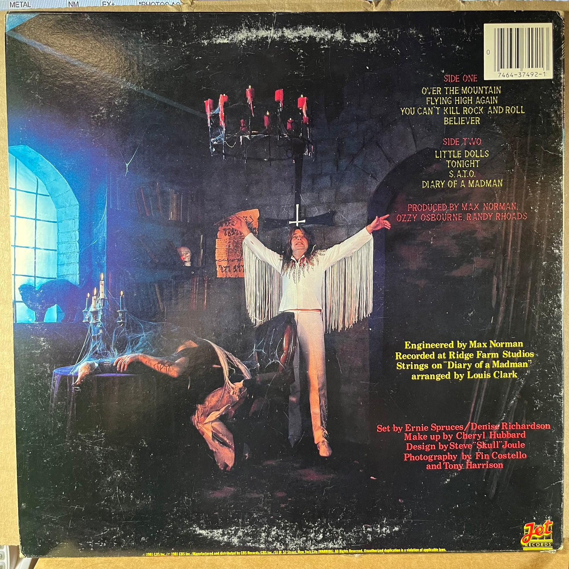 Diary Of A Madman (VINYL) | Near Mint (NM or M-) Very Good Plus (VG+) - METAL / USED *NEAR MINT*