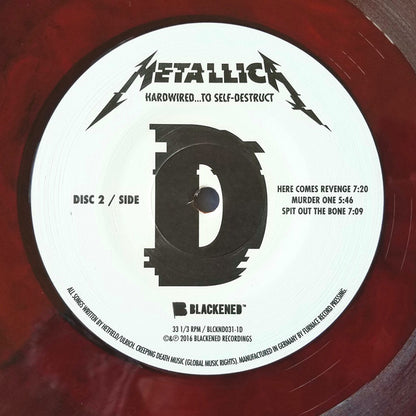 Metallica - Hardwired...To Self-Destruct (RED/BLACK MARBLED VINYL 2xLP) | USED - METAL / USED *NEAR MINT*