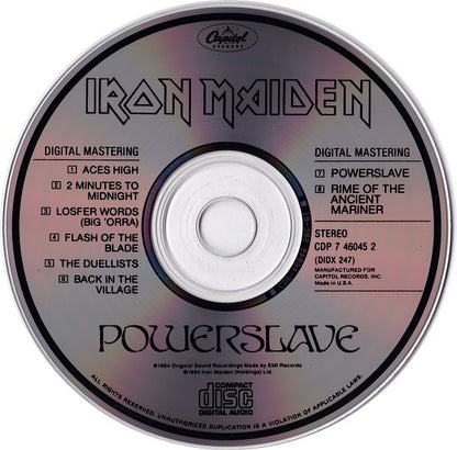 Powerslave (CD) | Near Mint (NM or M-) Near Mint (NM or M-) - METAL / USED *NEAR MINT*