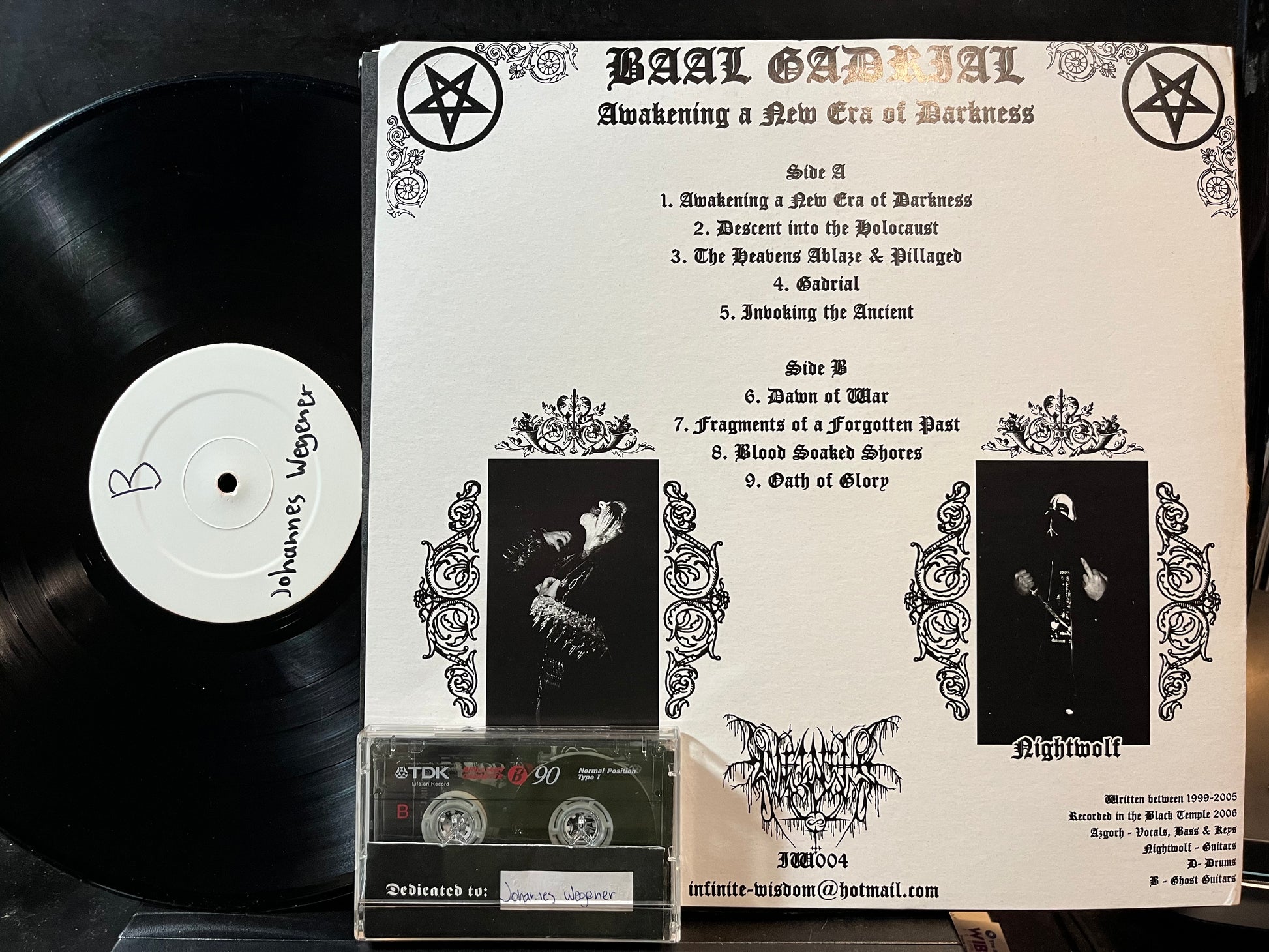 Baal Gadrial - Awakening A New Era Of Darkness (VINYL) | Near Mint (NM) Near Mint (NM) - METAL / USED *NEAR MINT*