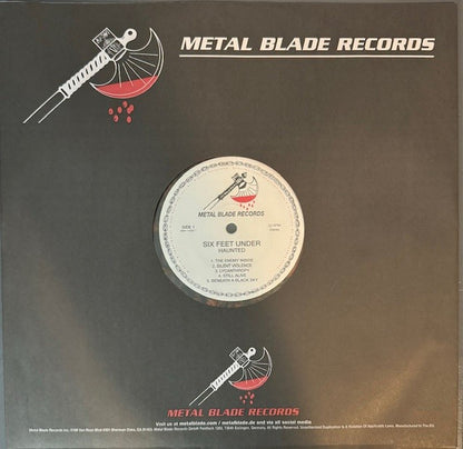 Six Feet Under - Haunted (ORANGE BLACK DUST VINYL LP METAL BLADE 3984-14093-5 2024) | Near Mint (NM or M-) Near Mint (NM) - METAL / USED *NEAR MINT*