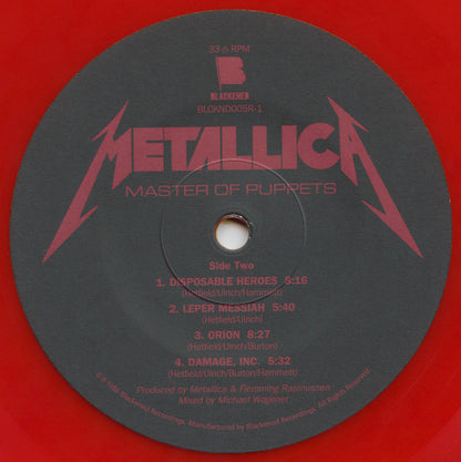 Master Of Puppets (VINYL) | Near Mint (NM) Mint (M) - METAL / USED *NEAR MINT*