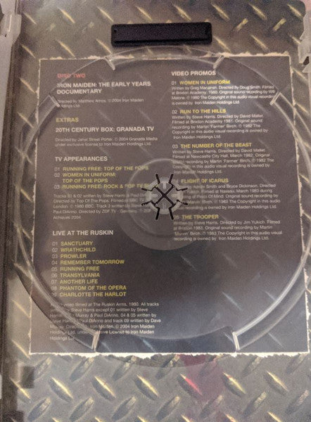 The History Of Iron Maiden Part 1: The Early Days (DVD) | - METAL / USED *NEAR MINT*