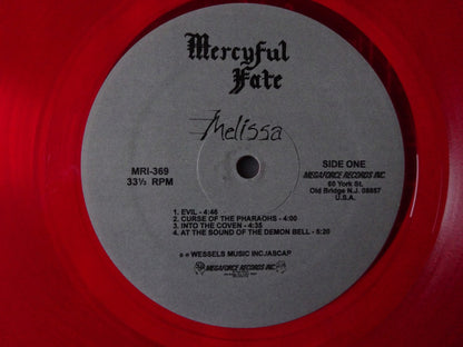 Melissa October 1983 (RED VINYL) | Near Mint (NM or M-) Near Mint (NM or M-) - METAL / USED *NEAR MINT*