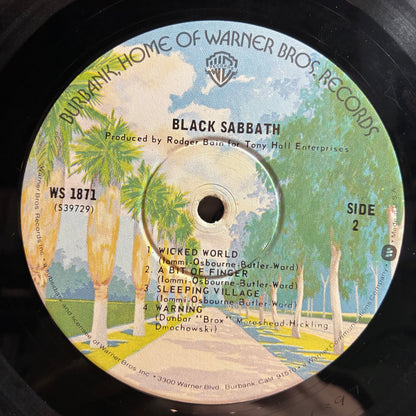 Black Sabbath (VINYL) | Near Mint (NM or M-) Excellent+ (EX+) - METAL / USED *NEAR MINT*