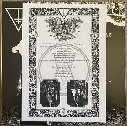 Archaic Nocturnal Witchery, Violet Mercury & Moonlit Sorcery (VINYL) | Near Mint (NM or M-) Near Mint (NM) - METAL / USED *NEAR MINT*