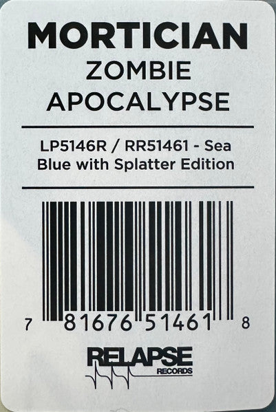 Zombie Apocalypse (VINYL) | Near Mint (NM) Near Mint (NM) - METAL / USED *NEAR MINT*